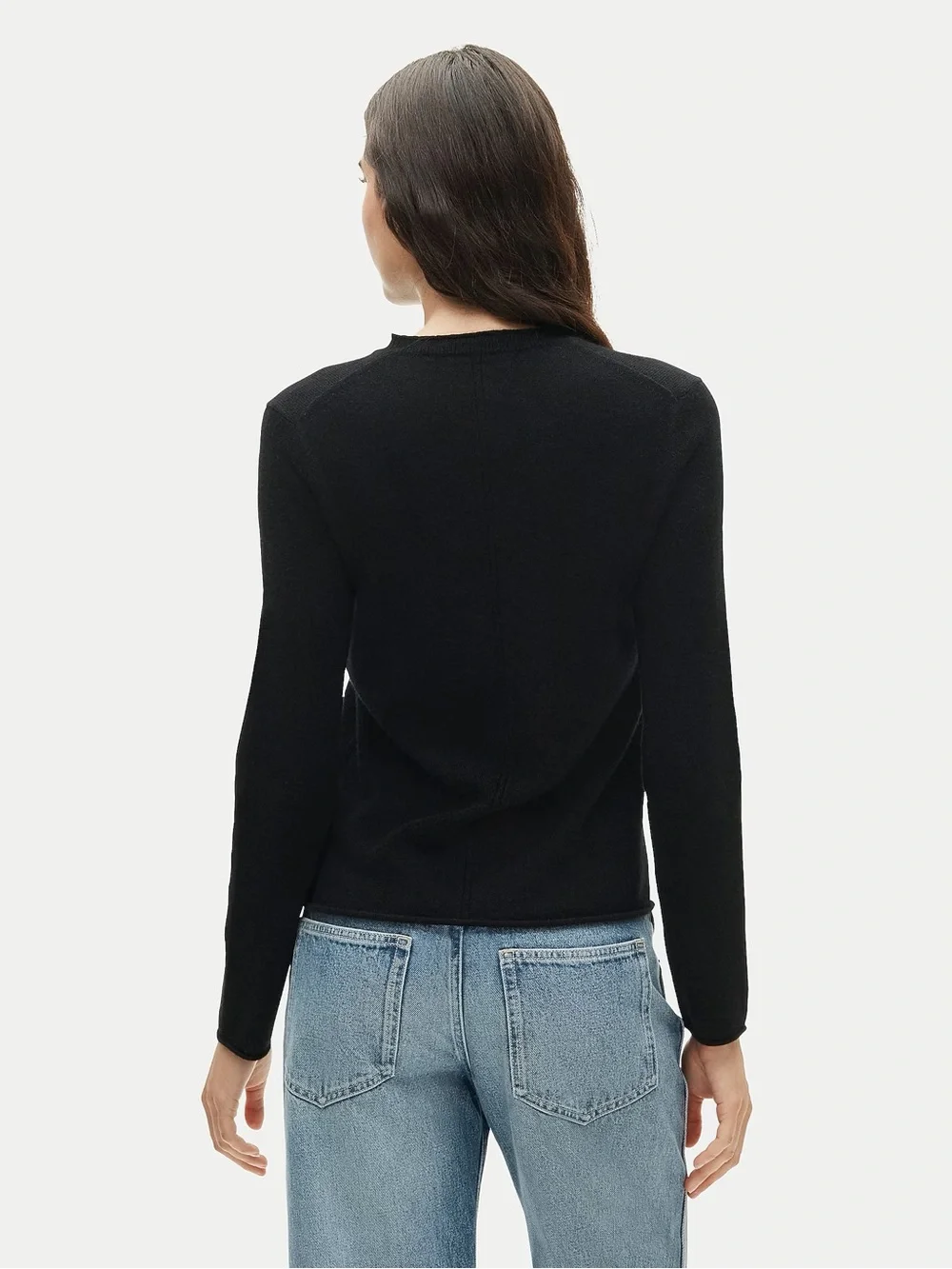 J Crew Rolled cashmere long-sleeve sweater